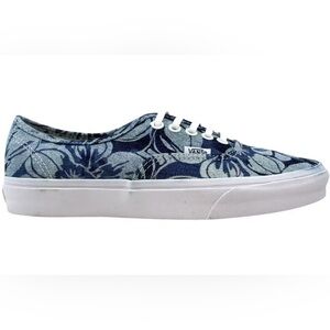 Vans off the Wall Índigo Tropical Pattern Size 6